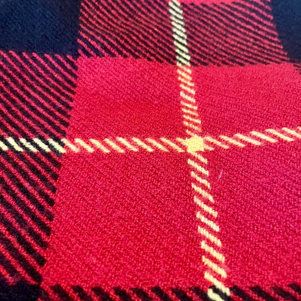 Burberry Japan Blue Label Hooded Tartan Wool Cape  + Gift Bag + Garment Bag - Picture 9 of 16